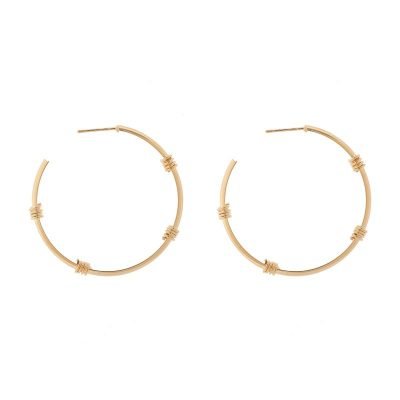 Oorbellen Fashionable Creoles grote goud gouden ronde oorbel oorhanger Earrings fashion musthave sieraden online bestellen buy