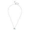 Ketting Double Hearts turquoise zilver zilveren ringen losse hartjes online bestellen kopen accessoires en sieraden