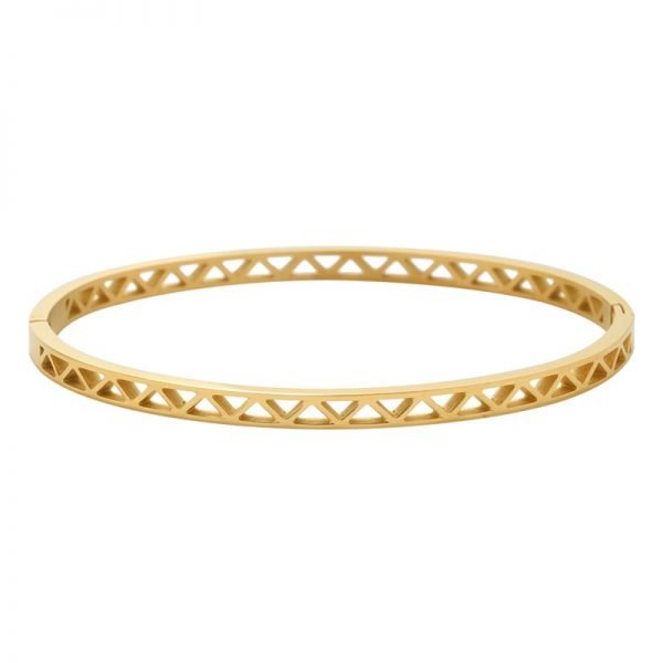 Armband Open Triangles goud gouden rvs armband dames sieraden bracelet musthave accessoires online