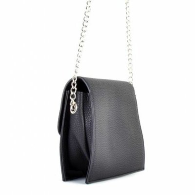 Schoudertas-Fancy-zwart zwarte -kleine-dames-tasjes-tassen-fashion-bags-kopen-goedkoop- schouderband side