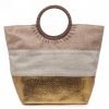 Shopper Sunshine goud gouden 3 kleurige dames tassen jutte shoppers hippe tassen online bestellen