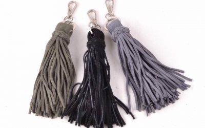 Suede Sleutelhanger kwastjes zwart grijs groen tassen sleutel hangers leer dames tassen accessoires online bestellen