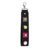 Sleutelhanger Colour Blocking zwart zwarte sleutelhangers neon gekleurde studs Keychain musthave fashion items online bestellen