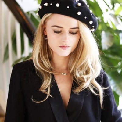 baret parels zwarte zwart barets mutsen dames musthave fashion items online