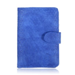 Paspoorthouder-My Croco kroko blauw blauwe paspoort-hoes-document-houder-paspoorthoesje-trendy-yehwang-kopen-bestellen-reisdocument