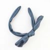 Diadeem Simple Metallic blauw blauwe glans haarband haarbando met strik haar bandeaux haarbanden diademen dames haaraccessoires online bestellen fashion online