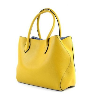Bag-in-Bag-Tas-Elias-geel gele -dames-tassen-blauwe-voering-binnenkant-extra-binnen-tas-fashion-kantoor-bags-it-bags-fashion-musthaves-online-giuliano-450x600