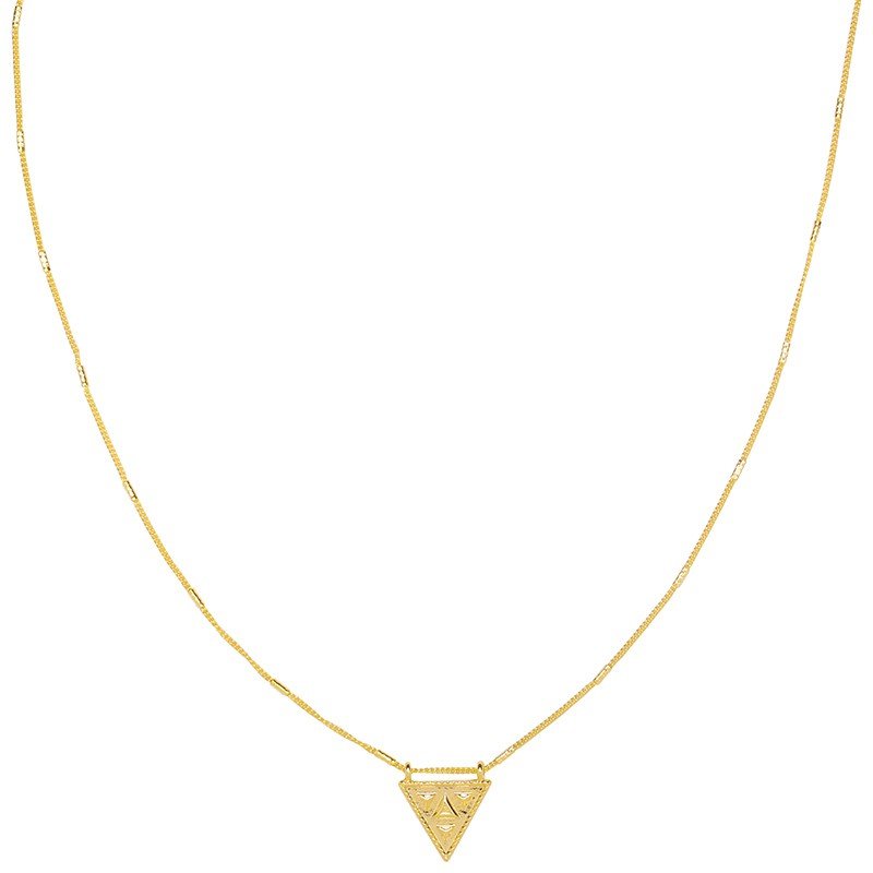 Uitgelezene Ketting Magic Triangle | Trendy gold plated kettingen met driehoek XT-57