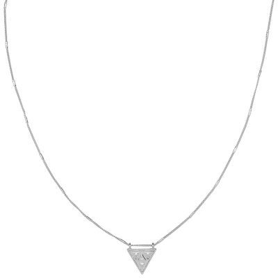 Ketting Magic Triangle zilver zilveren lange dames ketting met driehoeks bedel festival kettingen laagjes musthave fashion online