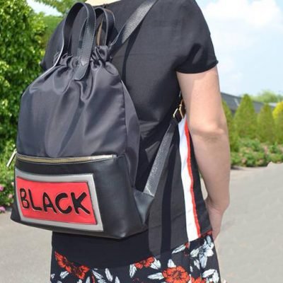 Rugtas King zwart zwarte grote rugzakken rugzak backpacks met tekst black musthave fashion tassen online kopen bestellen