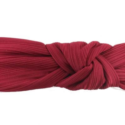 Haarband Knoop rood rode dames haarbanden haaraccesoires elastiek achter fashion headbands online