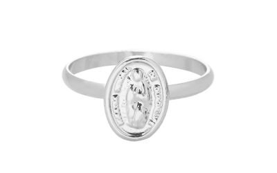 Ring Saint Mary zilver zilveren dames ringen heilig gold plated sieraden accessoires online bestellen