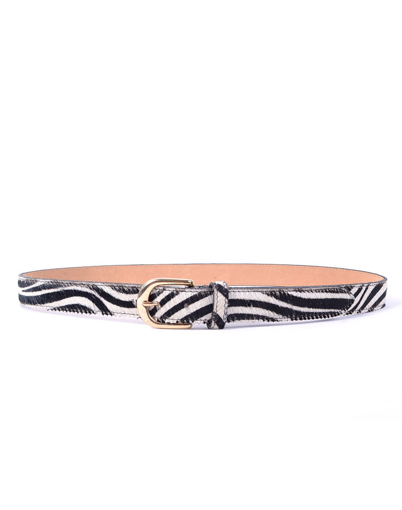 Leren Riem Animal print zebra dames dunne riemen ceinturen trendy fashion riem kopen bestellen