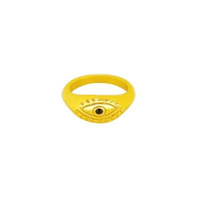 Ring Curious eye goud gouden dames ringen boze oog musthave sieraden online bestellen fashion