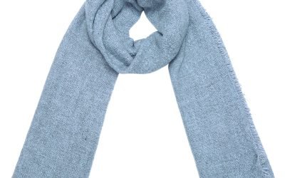 Sjaal Preppy licht blauw blauwe pastel kleuren dames sjaals lange sjaal wollen winter accessoires online kopen bestellen omslagdoek