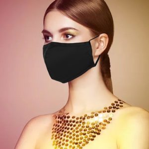 Mondkapje Zwart zwarte trendy uni kleurige mondkapjes bescherming mondmaskers leuke bescherming katoenen wasbaar