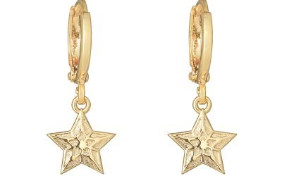 Oorbellen Sparkling Star goud gouden oorbel ster bedel fashion sieraden online dames kopen