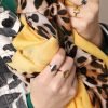 Ring Leopard Spots Goud gouden dames open ringen verstelbare fashion driekhoeks rvs ringen bestellen