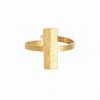 Ring Space Moon Goud gouden dames open ringen verstelbare fashion vierkante rvs ringen kopen
