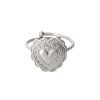 Ring True Love zilver zilveren rvs hartvormige verstelbare ringen dames sieraden yehwang kopen