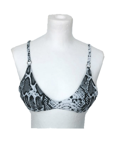 Bikini-Snake-Slangenprint-bikinis-dames-badkleding-two-piece-sexy snakeprint-zwart wit-witte-bikini top kopen