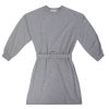 Sweater Dress FUNKY STYLE grijs grijze dames sweater jurken met riem warm trendy kleding kopen
