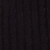 Zwart Tweedelig Gebreide top met rok kabelpatroon dames kleding bestellen trendy detail