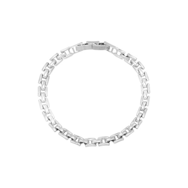 Armband Square Chains zilver zilveren dames armbanden schakelarmband rvs bracelet trendy kopen