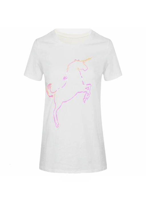 T shirt-Pink-Unicorn-wit-witte-dames-shirts-met-unicorn print dames kleding kopen-fashion-festival-truitje-tshirts-met-print-online