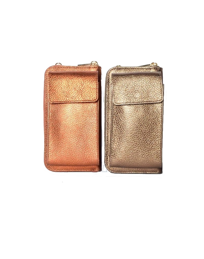 Lederen-Telefoontasje-Metallic-goud-koper-brons-bronzen-kleurige portemonnee-schoudertasje-handige-giuliano-tas-kopen-bestellen-lederen-schoudertasje-lang-2-vakken-1-1(1)