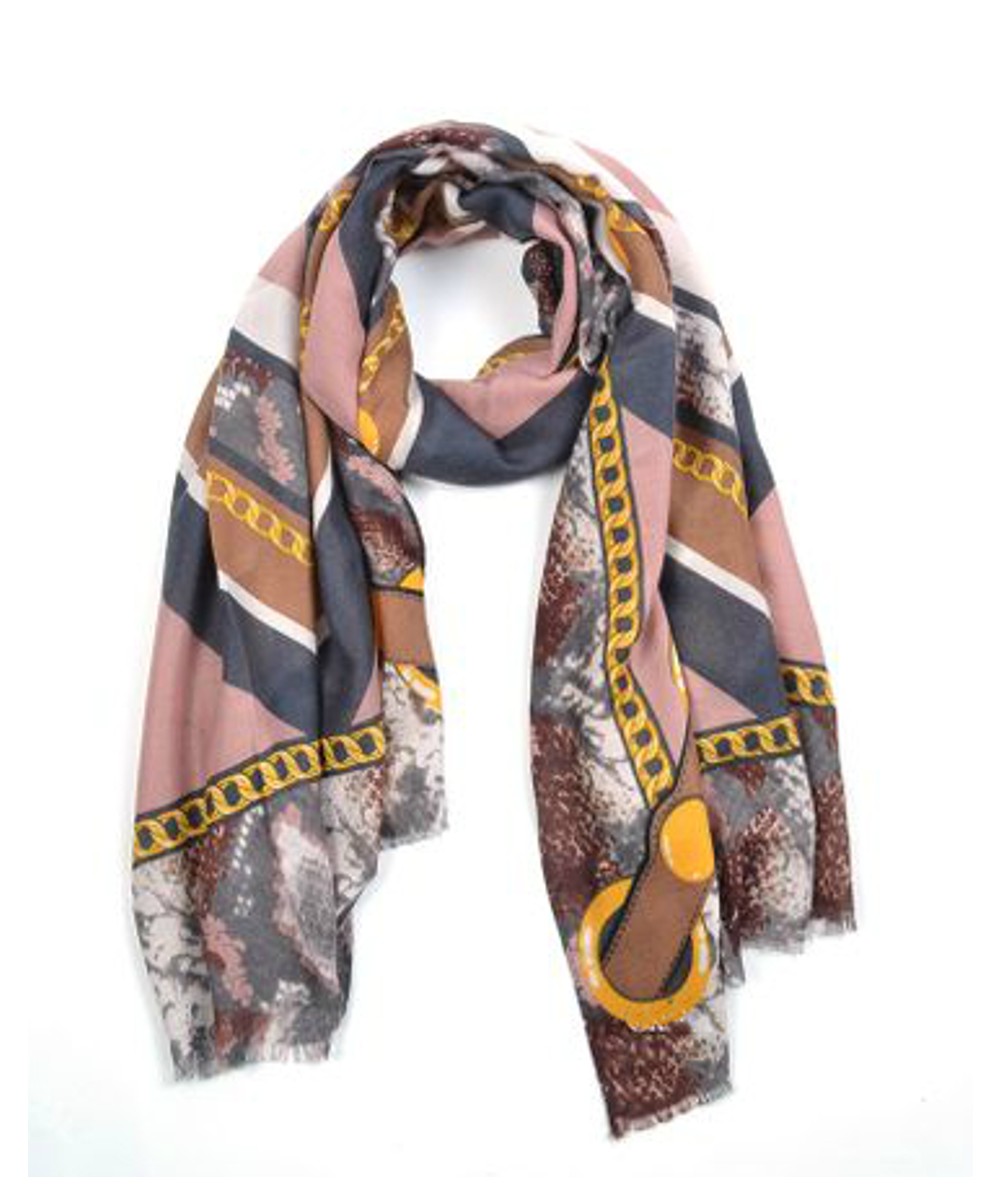 Sjaal-My-Chain-roze-grijze-multi-print-dames-sjaals-luxe-zachte-zijde-sjaals-kopen-bestellen