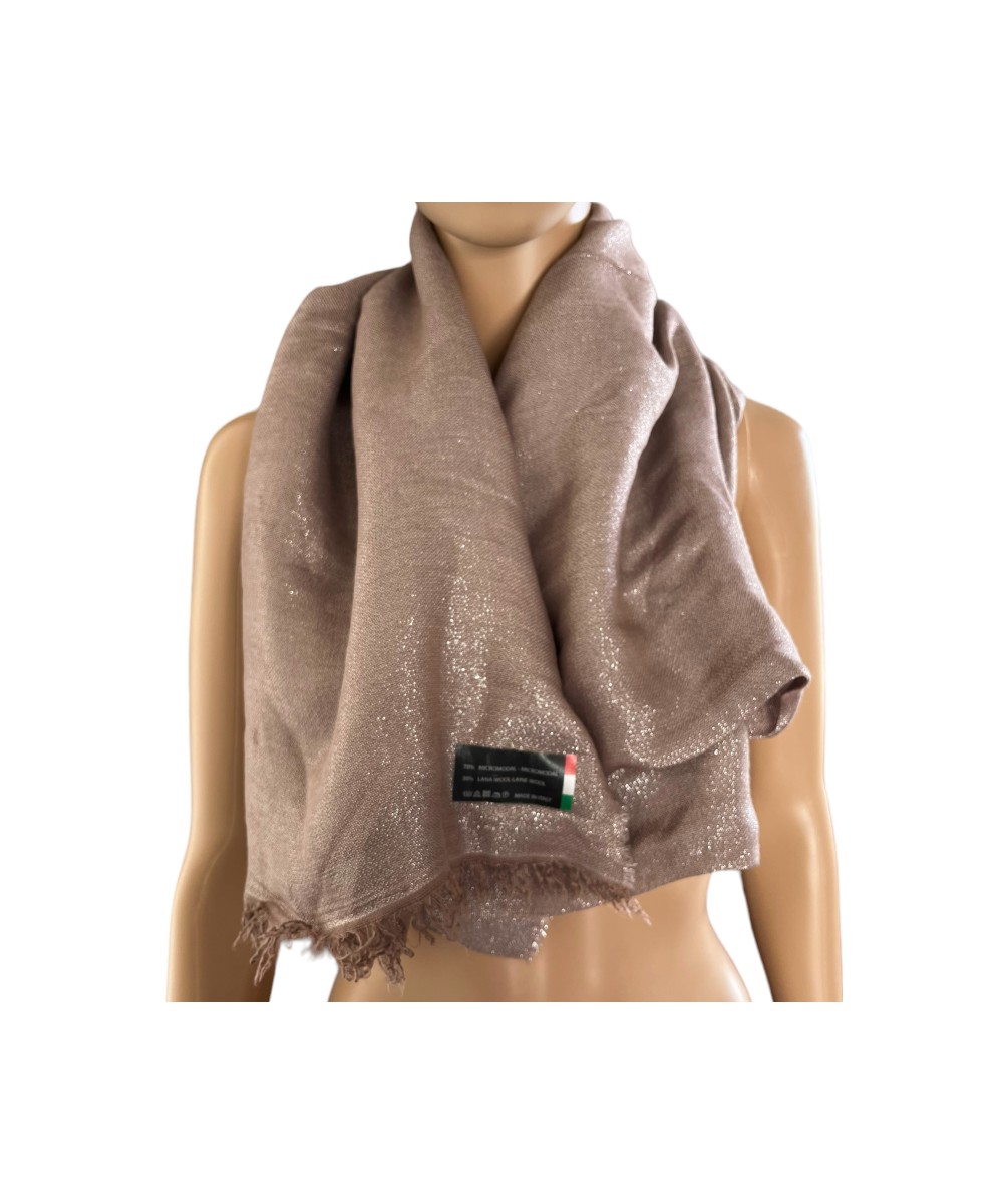 Sjaal Metallic trendy dames sjaals glans draad coating musthave fashion shawls kopen bestellen