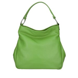 Leren Handtas Sara Jean groen groene appeltjes italiaans leren handtassen schoudertassen luxe dames tassen kopen bestellen