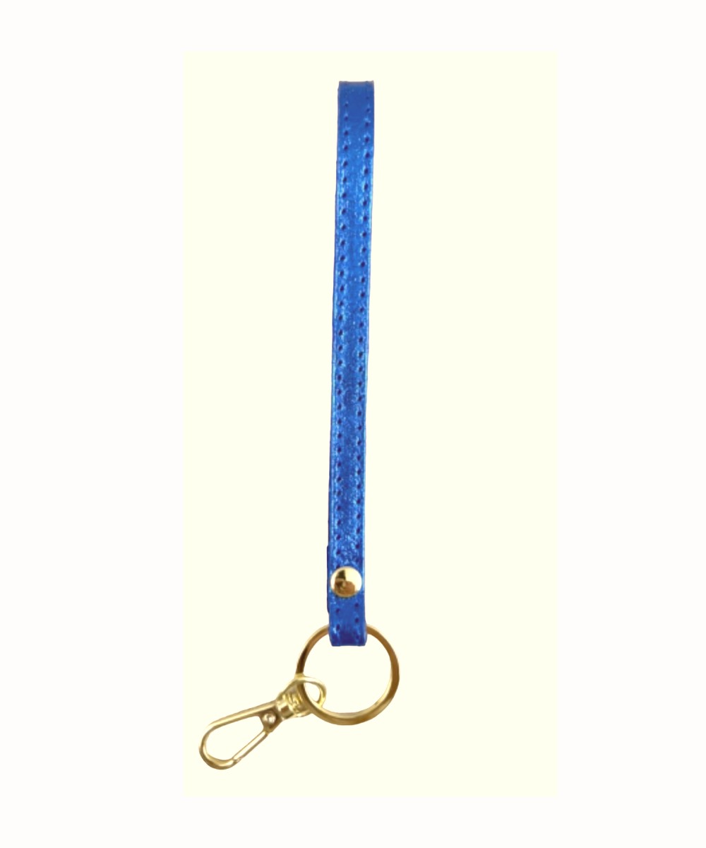 Sleutelhanger Metallic blauw blauwe losse polsbandjes tas hangers losse hengsels bagstraps kopen bestellen