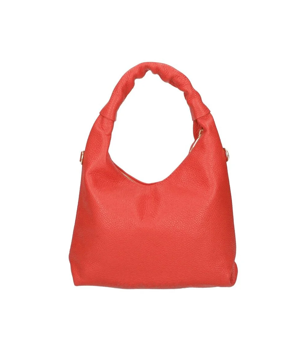 Leren Schoudertas Karin rood rode schoudertassen handtassen kalfsleer italiaans tassen kopen bestellen