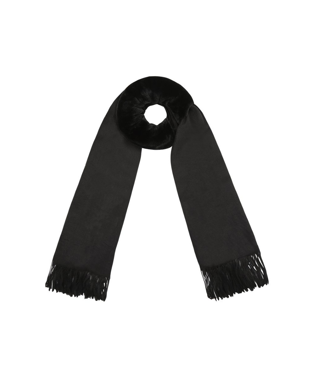 Sjaal-Soft-Bont-zwart-zwarte-zachte-warme-dames-sjaal-wollen-deel-kopen-winter-acces