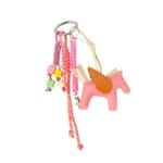 Bag Charm Lucky Pony roze grote bagcharm zilveren bedelstas accessoires trendy musthaves