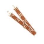 Bagstrap Lisa camel gouden letters cc tassen hengsel tassenhengsels tas banden kopen bestellen2