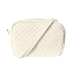 Beige Geweven Leren Camera Tas beige gevlochten motief schoudertassen crossbodytassen dames tassen italiaans leder kopen bestellen