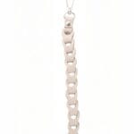 Beige Leren Bagstrap Braided S lange gevlochten leren tassenhengsels goud beslag chique kopen 1