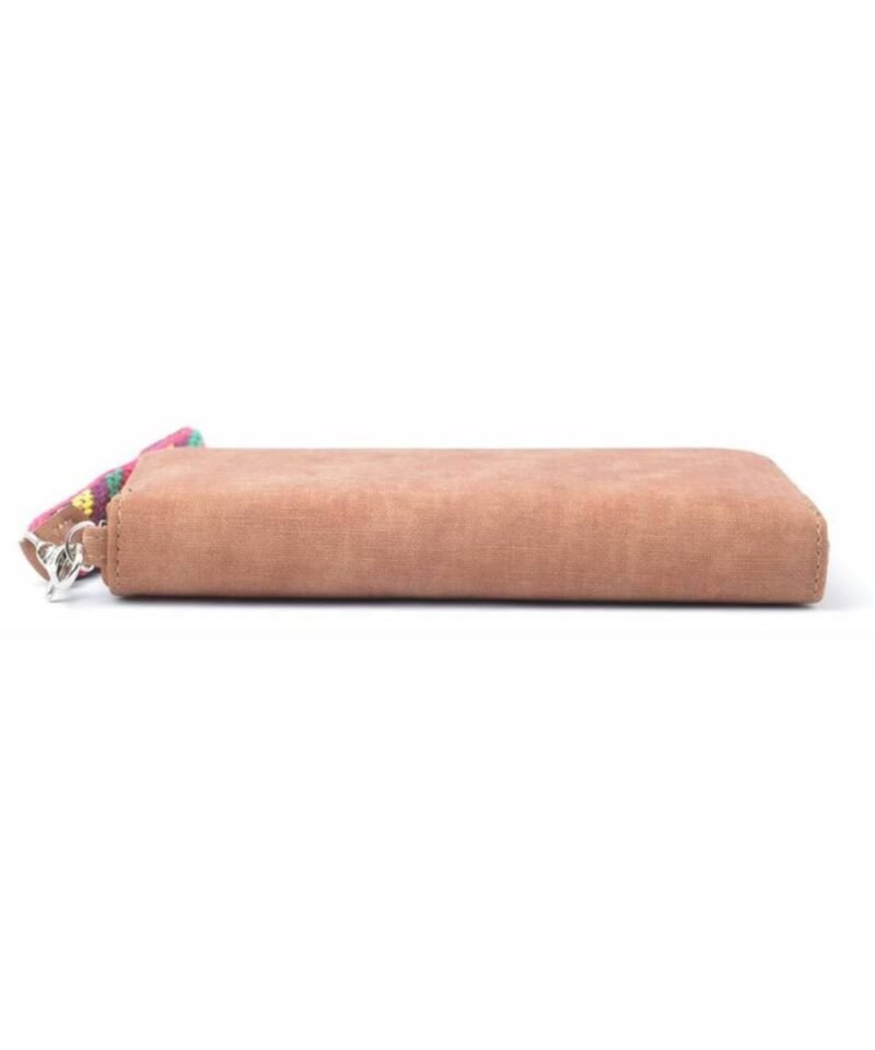 Bruine Portemonnee Multi Color-Polsbandje-bruin-bruine-Portemonnee-met-gekleurd-polsbandje-dames-Portemonnees-wallet-online-kopen-clutches-