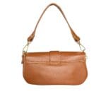 Cognac Leren Handtas gouden H Gesp cognac leer tasjes kettinghengsel crossbodytassen kopen bestellen achter
