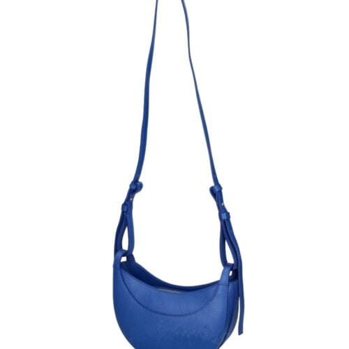 Crossbodytas Linda kobalt blauw blauwe trendy chique leren dames tassen italiaans leer kopen bestellen zij