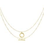 Dubbele-Ketting-Geometrische -vormen-goud-gouden-dames-kettingen-sieraden-rvs-bestellen-kopen-yehwang-detail
