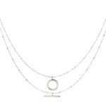 Dubbele-Ketting-Geometrische-vormen-zilver-zilveren-dames-kettingen-sieraden-rvs-kopen-bestellen-yehwang
