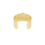 Gouden-Armband-Bohemian-Breezy-brede-rvs-dames-open-armband-Goud-gekleurde-stenen-yehwang-open