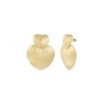 Gouden-RVS-Oorbellen-Dubbel-Hart-Grote-Statement-oorbellen-hart-yewang-uniek