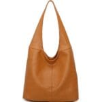 Hobo Schoudertas Aiden cognac ruime boho tassen meerdere vakken kunstleer kopen bestellen