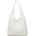 Hobo Schoudertas Aiden wit witte ruime boho tassen meerdere vakken kunstleer kopen bestellen