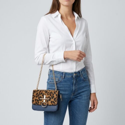 Schoudertas Leopard Ring